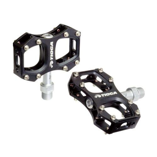 Pedales BTT Tioga Surefoot-Eight cromo+CNC