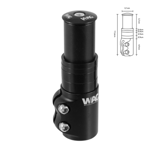 Prolongador de altura potencia ahead WAG 1 1/8