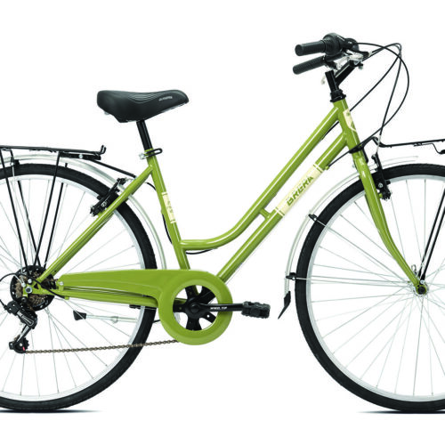 Bicicleta Brera Ciclovia paseo 28" clásica verde pistacho 7v